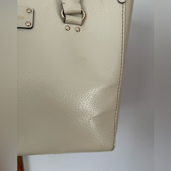 Kate Spade Ivory Leather Bag - Picture 9 of 12